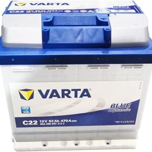 BATTERIE VARTA C22 52 Ah 470 A  12 V Droite